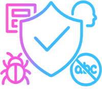 위험 콘텐츠 차단 아이콘